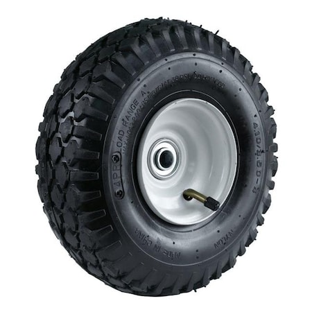 Martin Wheel Martin Wheel 274407 10 in. 410-350-4 Stud Tread Offset Hub Hand Truck Wheel 274407